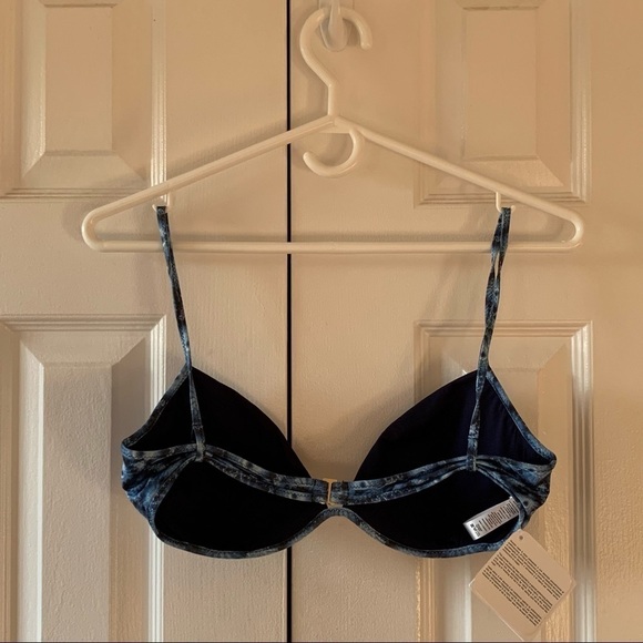 La Perla Sea Anemone Blue Bikini Top - Picture 2 of 7